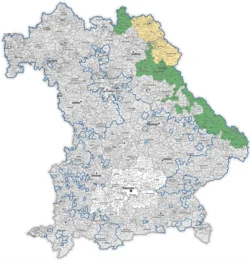 Fördergebiete der bayerischen Regionalförderung