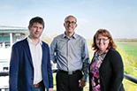 Bürgermeister Glashauser, Geschäftsführer Hinreiner und Wirtschaftsbeauftragte Kirchmann Bürgermeister Glashauser, Geschäftsführer Hinreiner und Wirtschaftsbeauftragte Kirchmann